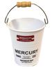 Mercury Tin Mini Bucket White MEBUMBWH