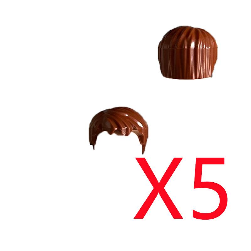 

MOC Городские строительные блоки Фигурка Аксессуары для одежды Длинные волосы Короткий стиль Мини-кирпичик Совместимые игрушки Подарок Сделай сам Часть тела K068