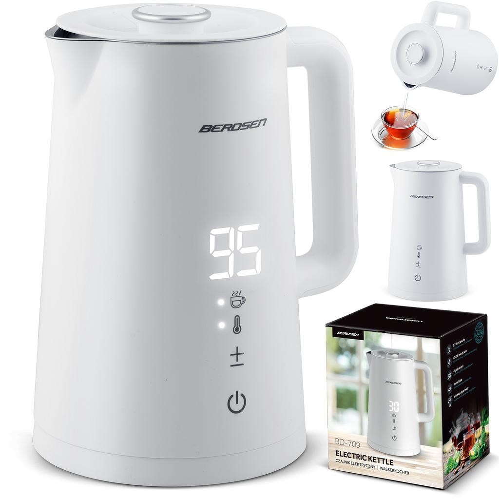 Electric kettle 1.7l Berdsen BD-709 white