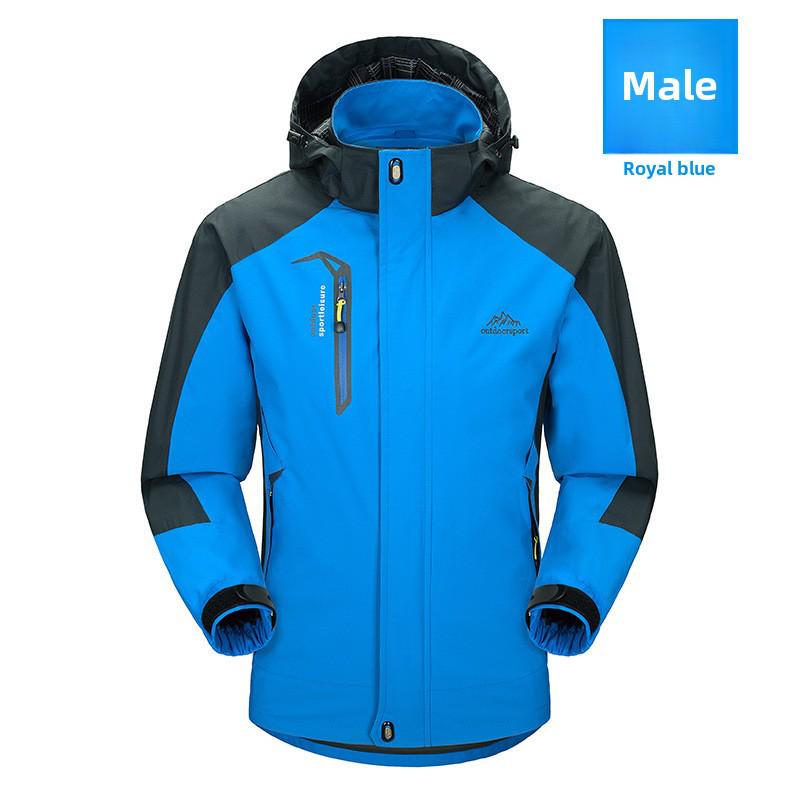 Thin Outdoor Windbreaker Jacket with Logo – Ideal for Spring & Autumn Sports or Workwear