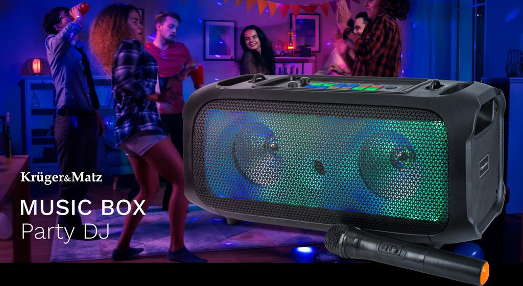 Kruger&Matz Bluetooth AUX micro SD USB speaker