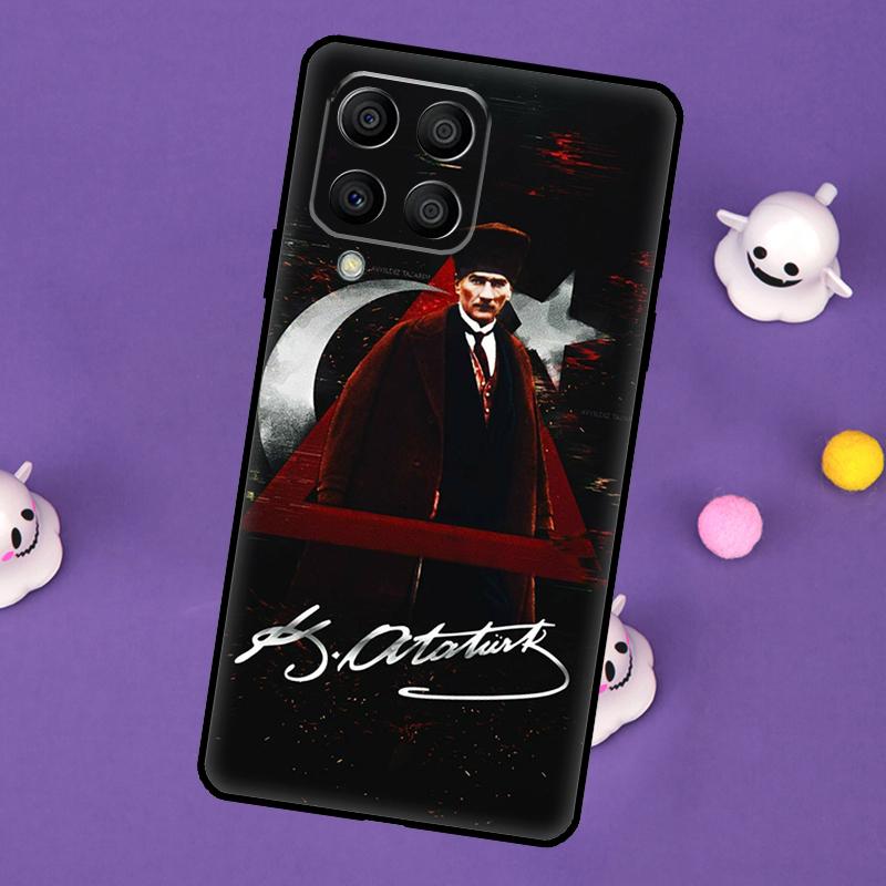 Turkey Wolf Mustafa Kemal Atatürk Cover For Samsung Galaxy M20 M30s M33 M13 M23 M53 M15 M55 M31 M51 M14 M34 M54 M32 M52 Case