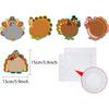 Blulu 40 Pcs Thanksgiving Turkey Cut-Outs Versatile Classroom Decoration Creative Turkey Cut-Outs for Bulletin Board Classroom School Fall Theme