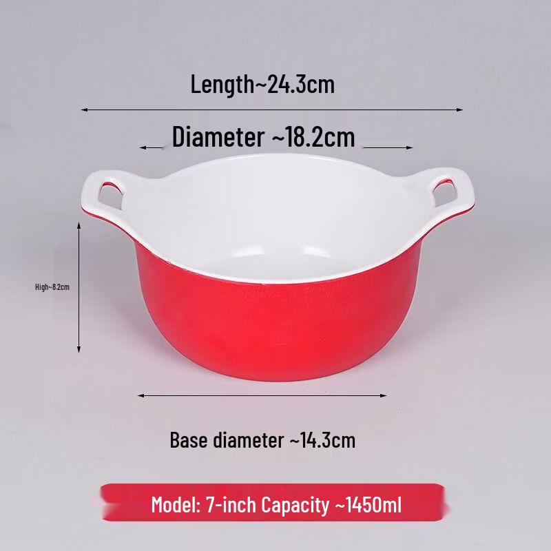 Di Ruien Melamine Double-Handle Noodle Soup Bowl