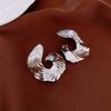 Irregular Geometric Large Metal Ear Studs Ear Jewelry Zinc Zinc Alloy Stud Earrings  Party Decoration