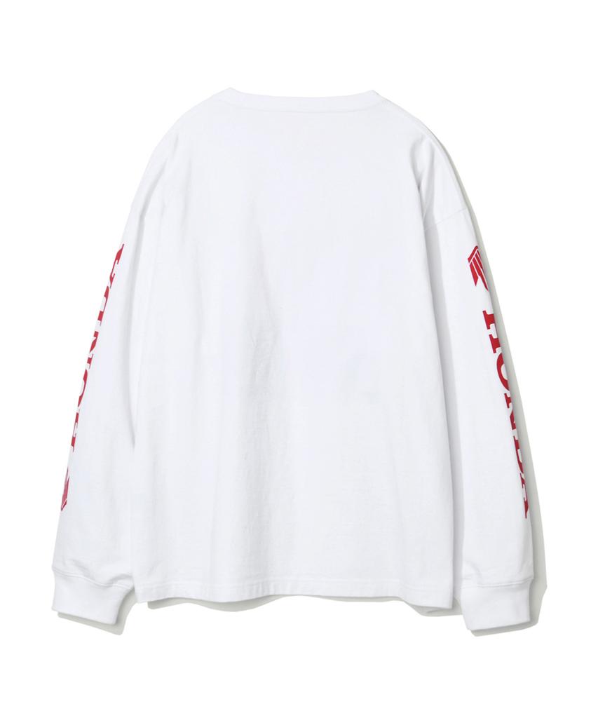 PHYPS MOTORCYCLE H Logo Long Sleeve_White