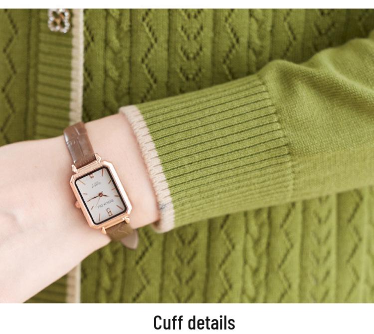 2025 Slim-Fit Cashmere Cardigan: Turn-Down Collar, Single-Breasted Jacquard Knitwear - Fashionable & Versatile Top