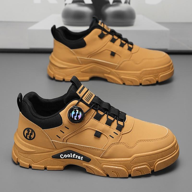 

Labor Insurance Shoes Autumn Rotating Buttons Martin Casual Working All-matching Outdoor Men s Durable 39
