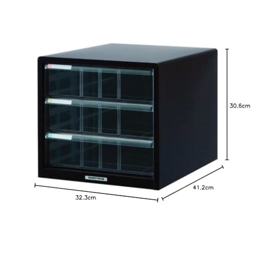 Nakabayashi Avante V2 Letter Case Document Storage B4 3 Tiers Deep BL-M33