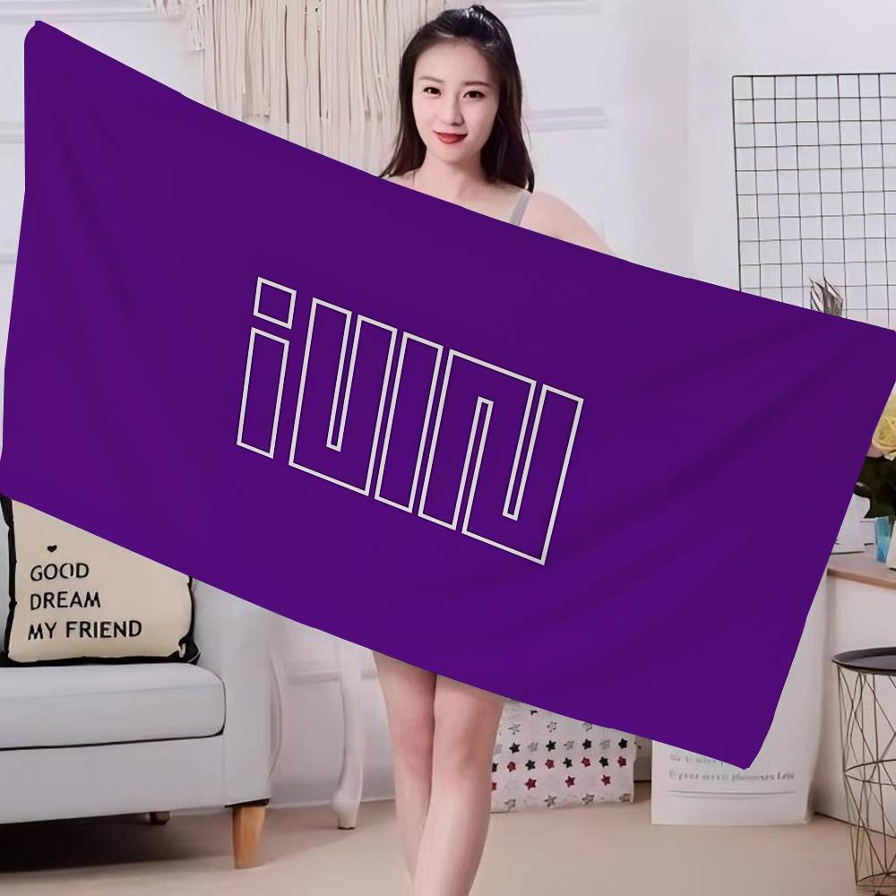Popular K-Kpop team I-idleS Microfiber Blanket Quick Drying Beach Towels Oversized Printing Super Absorbent Pool Towel Blanket