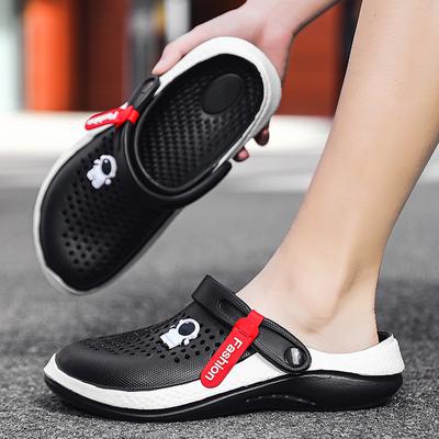 Brand Men Sandals Lightweight EVA Hole Casual Shoes Man Clogs Lovers Home Garden  Outdoor Summer Beach Flat Men's Slippers