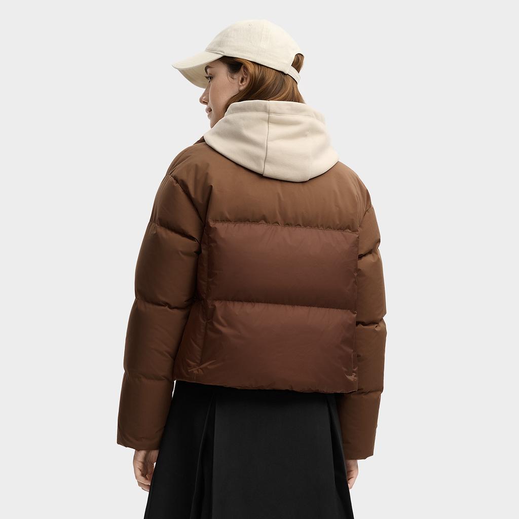 FILA Original RGB Multicolor Fashion Classic Simple Retro Personality Trendy Casual Versatile Warm Waterproof Down Jacket F11W549902FBN