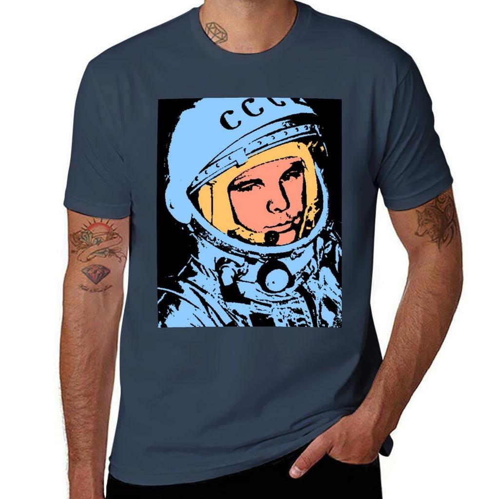 YURI GAGARIN4 TShirt Novelty Print Casual Tee Shirt