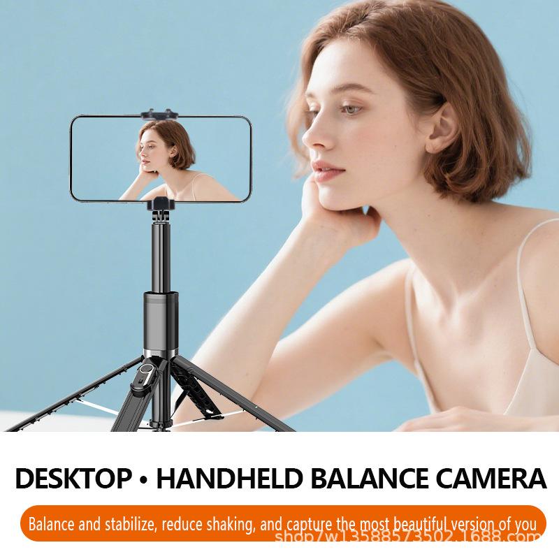 Extendable Selfie Stick Tripod with Bluetooth Remote for Outdoor Photography