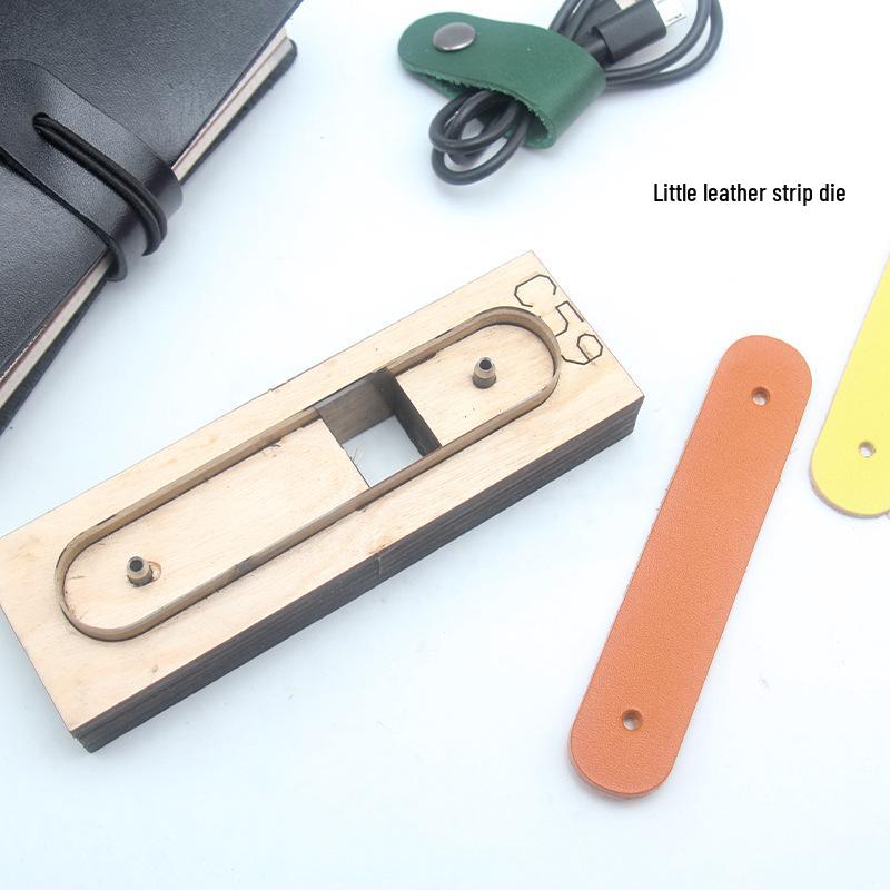 DIY Leather Notebook & Earphone Organizer Kit with Die-Cut and Japanese Knife Material