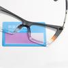 Women Luxury Designer Color Stitching Eyeglasses for Ladies Polygon Cat Eye Anti Blue Light Blocking Glasses Frame Optical Frame