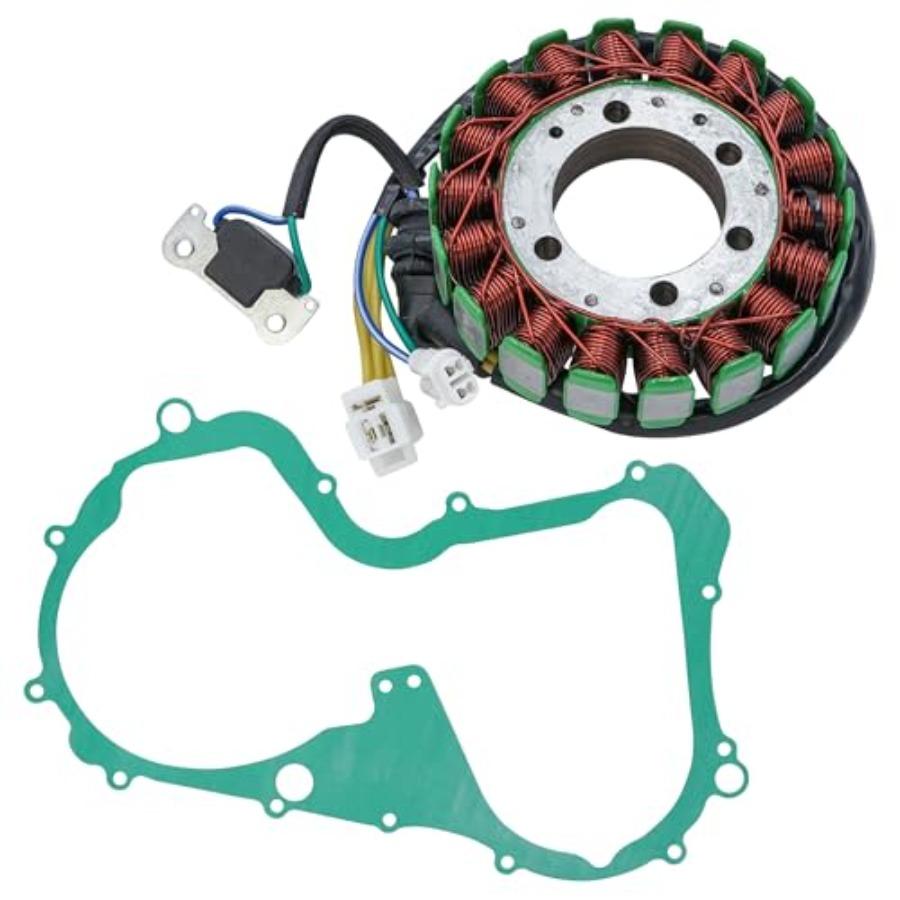 Stator and Gasket Set Compatible with Suzuki LTF300F King Quad 300 4WD for 19992002 Models Reliable Performance and Durable Con