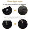 5/10/20 Pcs Fashion Universal Zipper Puller Slider Instant Sewing Zippers Head Repair Kit Replacement Broken Buckle Bag Suitcase
