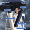 12-Rib Extra Large Folding Umbrella for Rain and Sun - Reinforced, Thick, Three-Person Capacity