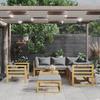 VidaXL Garden Lounge Set 8 Pcs with Cushion Solid Acacia Wood