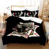 Black and White Couple Romantic Valentine's Day Comfortable Duvet Quilt Cover Pillowcase Bedding Set Decoration Home Textile