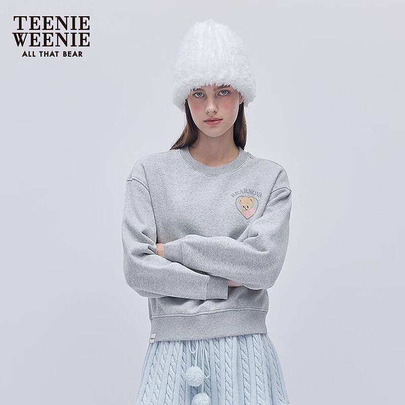 Teenie Weenie Bear Women's 2025 Winter Cartoon Print Sweatshirt