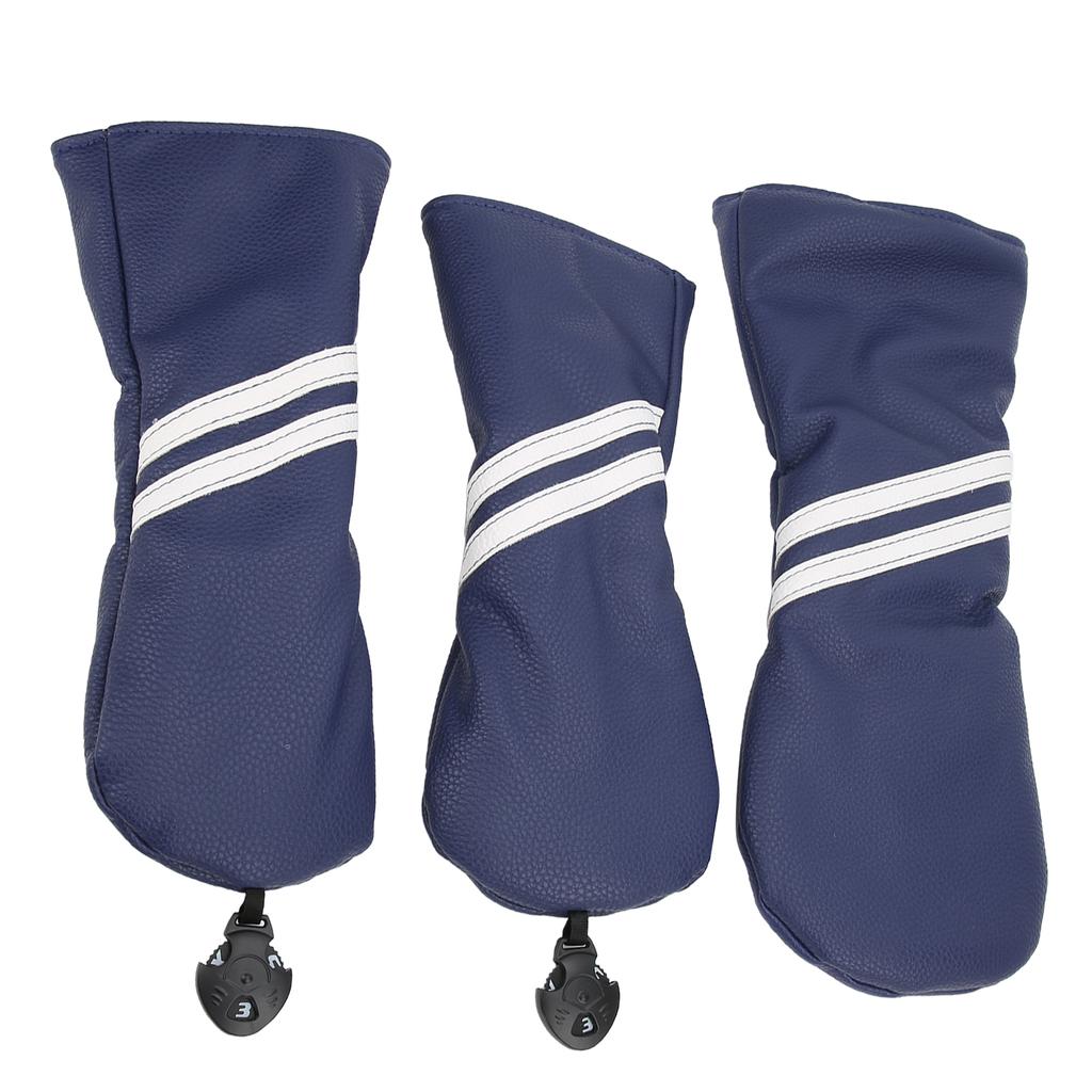 Golf Wood Headcover Cover Set Stripes Cue Headcovers Golf Club Head Covers for Driver