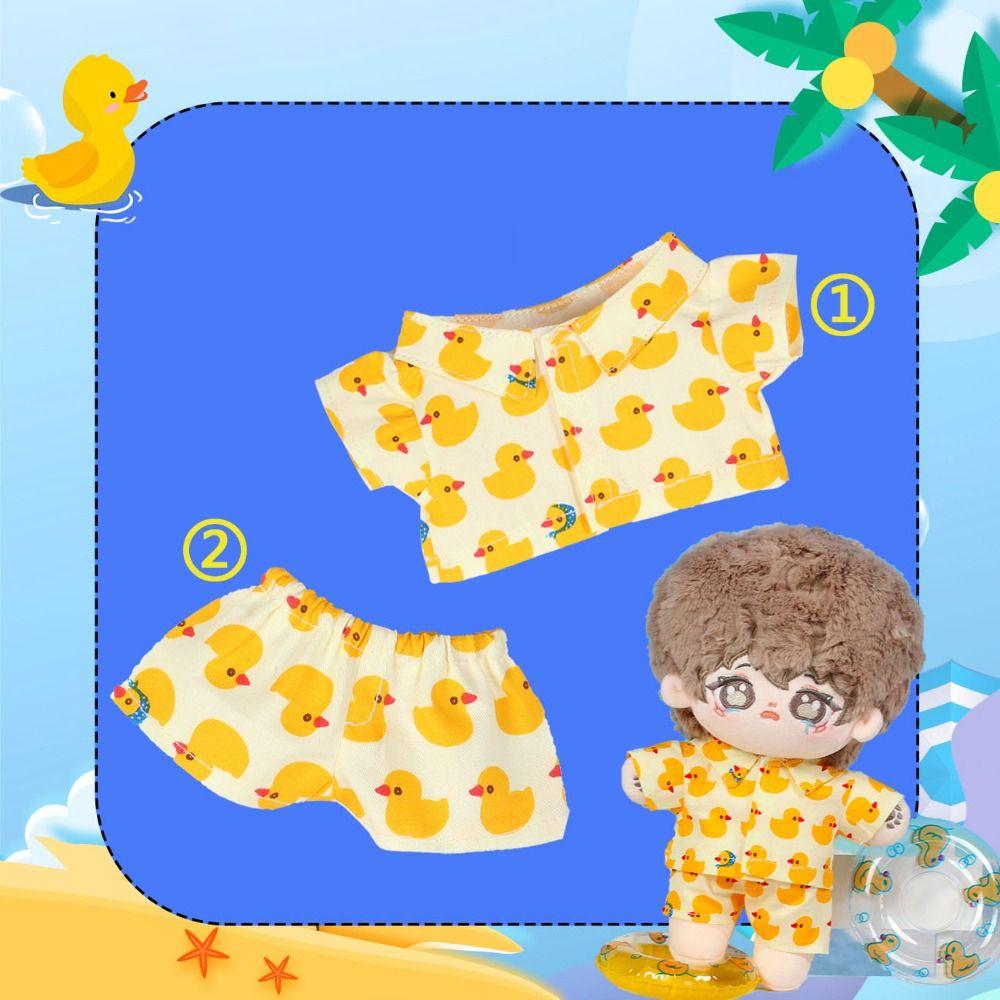 Mini Sleep Wear Doll Fruit Beach Pajamas Toy Accessories Plush Toy Clothes  Children's Gift