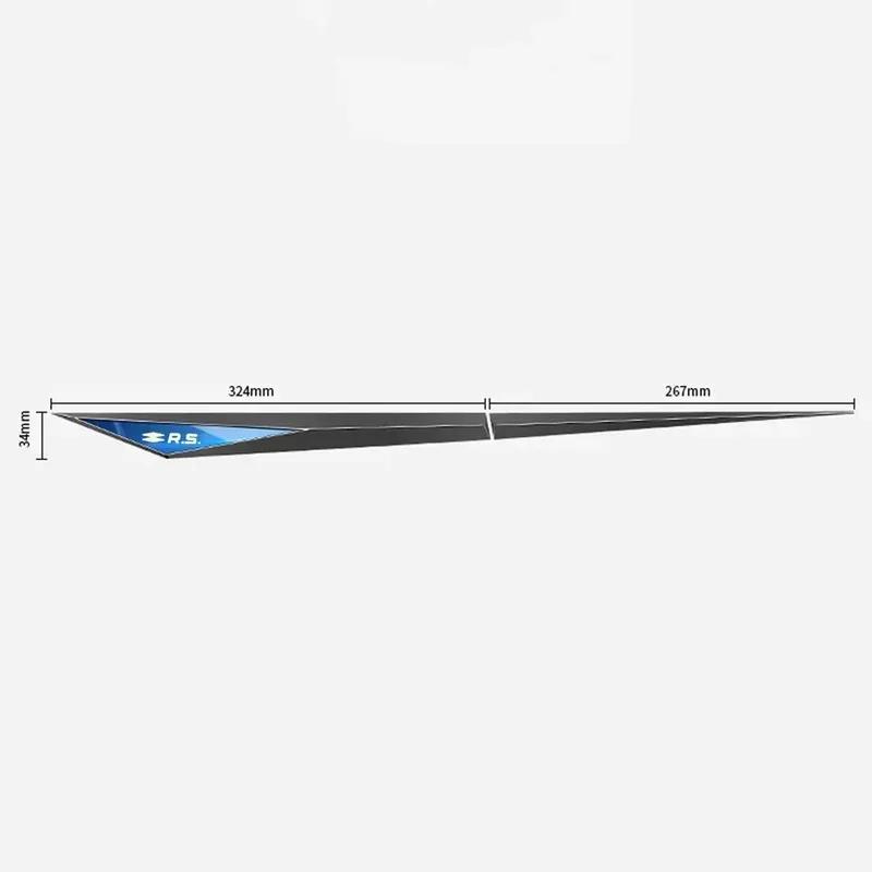 2 Stück Autoaufkleber TPU Auto Zubehör para auto für Renault Megane Clio 2 3 4 GT Line Sport Captur Talisman Trafic