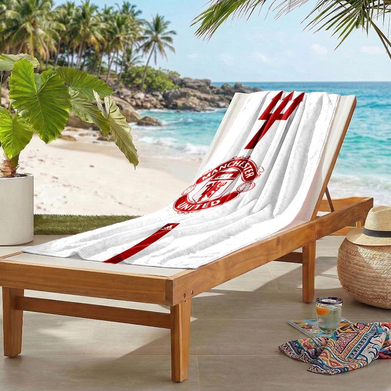 Manchester Football Fashion Beach Towel: Ideal for Summer Adventures Soft, absorbent and quick drying suitable for swimming and bathing