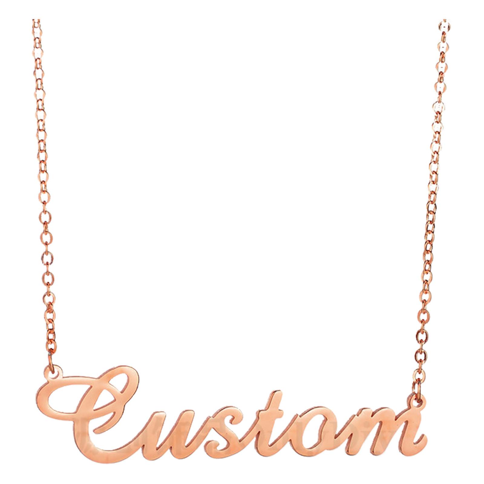 

Ожерелье с именем, Ожерелье «Пищевая цепочка», Индивидуальное ожерелье, Уникальный подарок для жены One Size