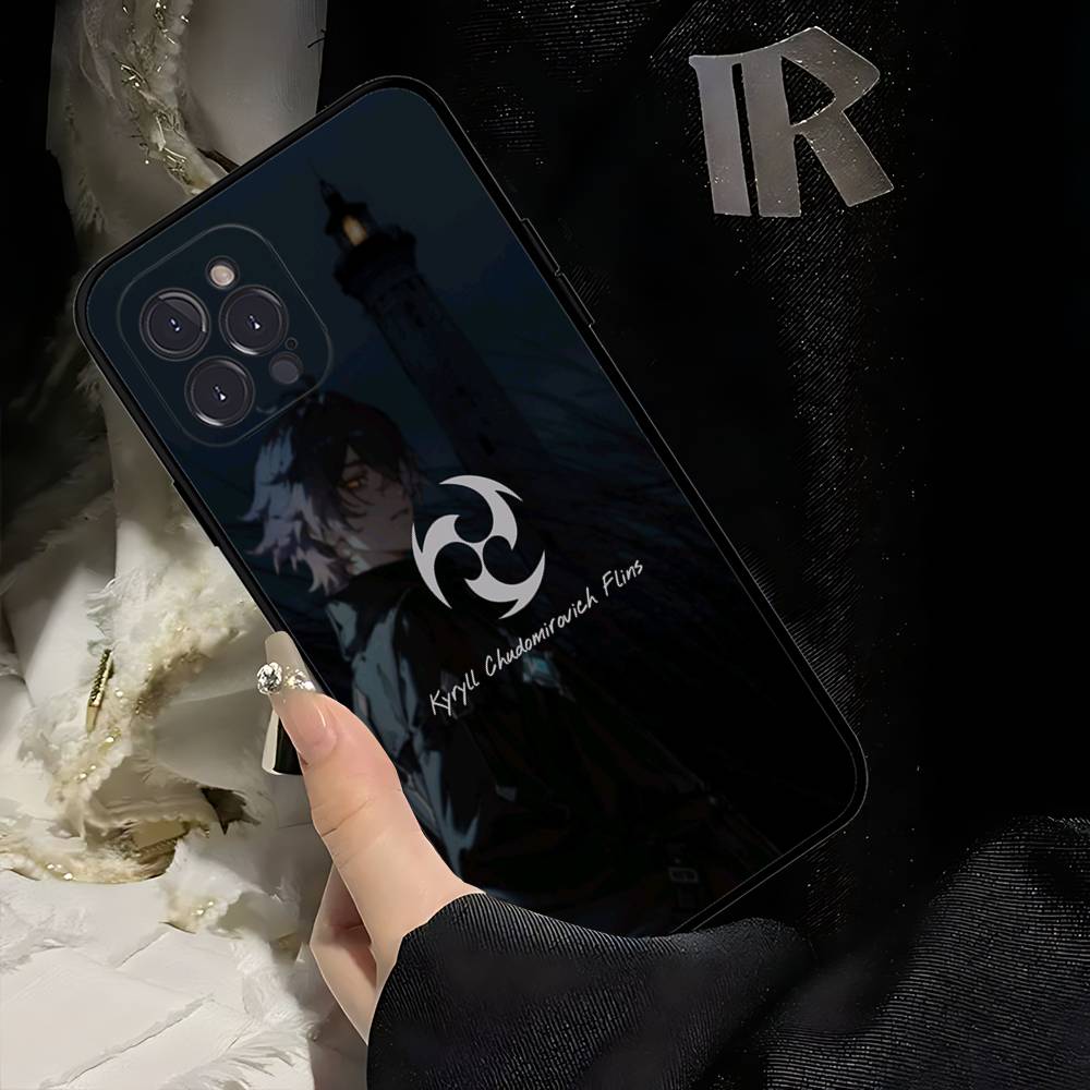 Genshin Impact Flins Phone Case For IPhone 16 17 Air 15 14 13 12 11 Pro Max 16E Plus Fundas