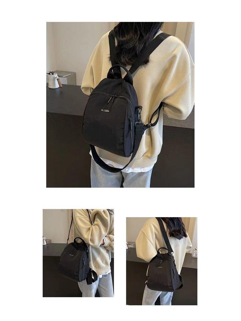 Women's Large-Capacity Lightweight Oxford Single Shoulder Travel Backpack