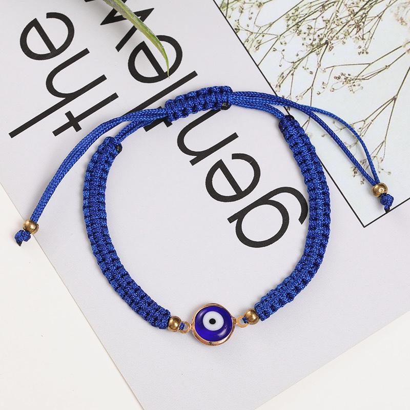 Boho Boze Oog Armband Voor Vrouwen Man Handgemaakte Touw Armbanden Sieraden