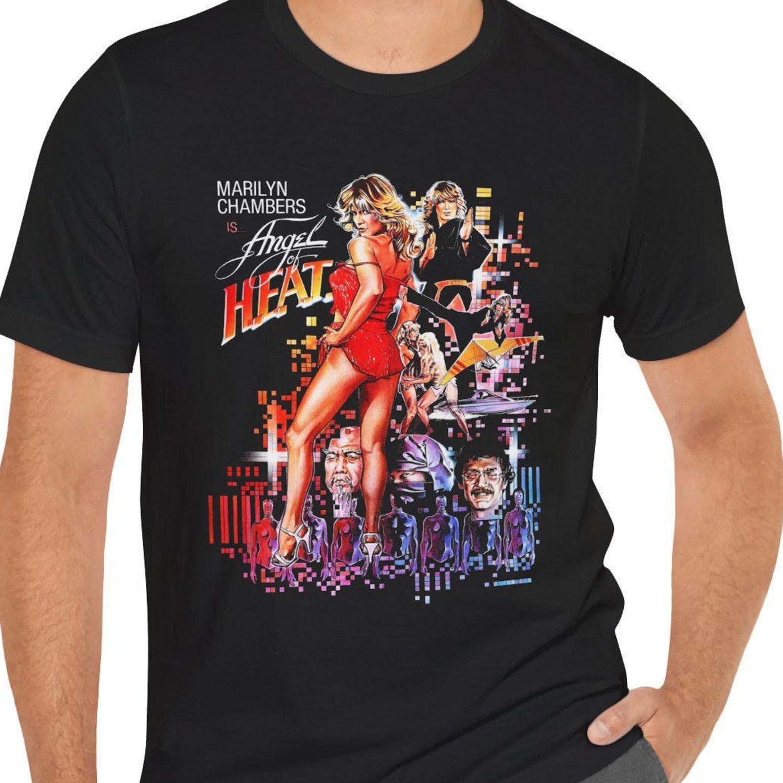 Angel Of H.E.A.T. T-Shirt Black Short Sleeve Movie Tee XL
