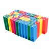 45 szt. Klocki do układania Plastikowe Solidne Stabilne Wielokolorowe Klocki Gra Budowlana dla Dzieci