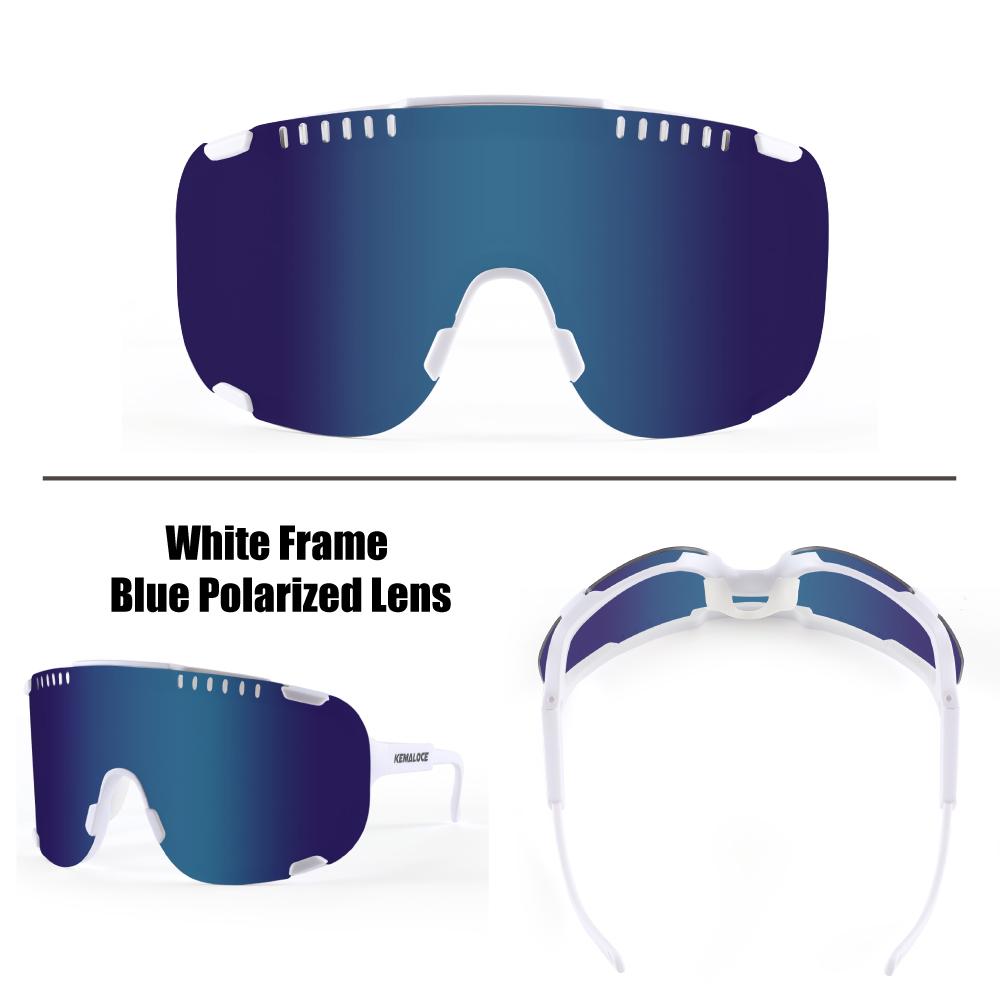 KEMALOCE 2025 Photochromic Cycling Sunglasses UV400 Outdoor Sports Men Women Bike Running MTB Eyewear Driving Goggles