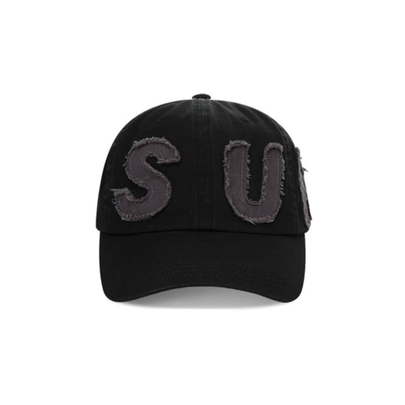 SUNLOVE Cut Off Capital Cap Black