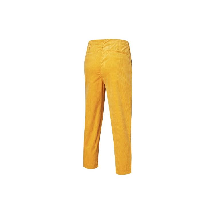 Puma Corduroy Woven Pants Embroidered Casual Sports Men Bottoms Stone-Yellow 534967-37