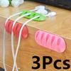 Cable Winder Wire Organizer Desktop Clips Cord Management Headphone Cord Holder
