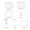 7 Pieces Packing Cubes Travel Organizers Clothing Sorting Packages Luggage Bags Compression