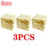 1-3Pcs Cheese Pinch Press Coconut Oil Handmade Sphere Plastic Non Recovery Pinch Pinchstress-Ease Squishy Party Gifts Souvenir