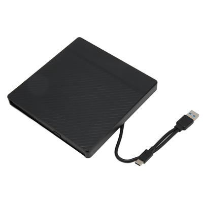 Harici DVD Sürücü Kutusu Tip A Tip C Arayüz 9.5mm Kalınlık 5Gbps Aktarım Taşınabilir USB3.0