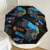 1pc Monster Truck Pattern Umbrella with Plastic Handle,Suitable for All Seasons Home Travel Outdoor UmbrellaDD631