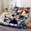 Customiz Name Personality JoJo's Bizarre Adventure  Blanket Soft &Warm Sofa Office Bed Travel Lunch Break Blanket, Gift Suitable All Seasons
