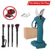 2.3M Extension Pole Portable Pruning Shears Efficient Fruit Tree Bonsai Pruning Branche Cutter Blue Brushless Cordless Electric Scissor