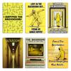 Nessun Clipping Nelle Backrooms Giallo Ho Sopravvissuto Alle Backrooms Le Backrooms Kane Pixel Pittura Metallica Segno in Latta da Garage Poster