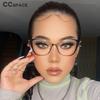 45955 Vintage Cat Eye Metal Anti Blue Light Glasses Frames Women Men Optical Computer Glasses