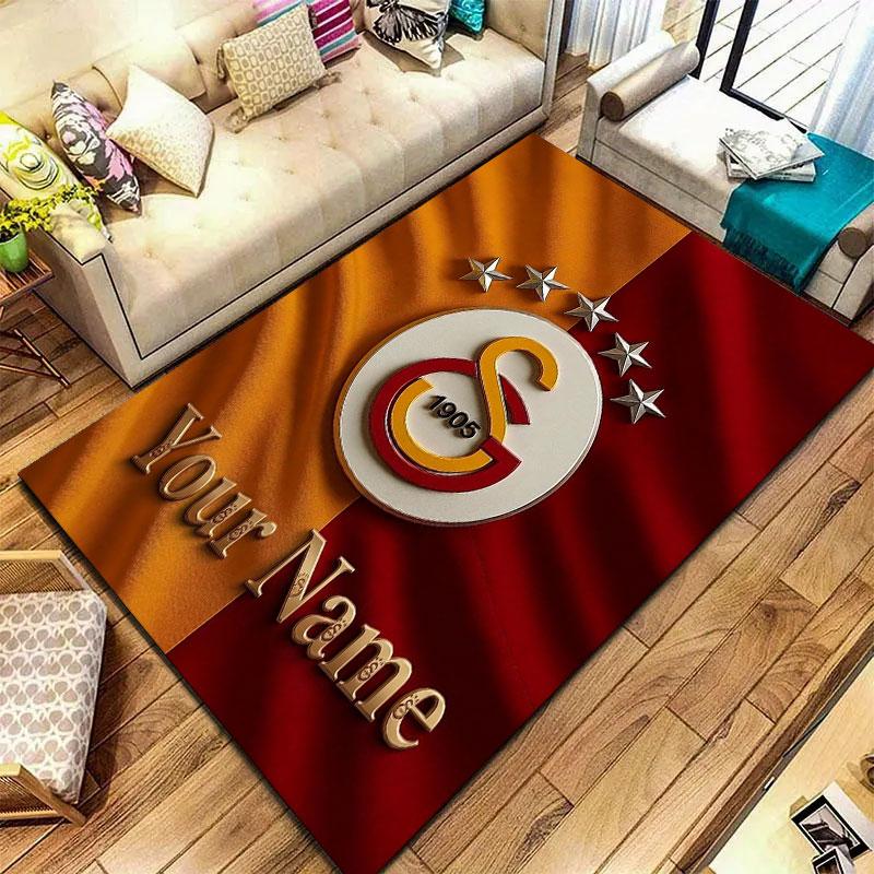 Galatasaray S Custom Name Carpet Rug for Living Room Bedroom Home Sofa Decoration,Kids Play Non-slip Floor Mat