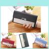 Wholesale 2023 New Korean Style Ladies Wallet Long Three-fold Wallet With Button Multiple Card Slots Coin Pocket